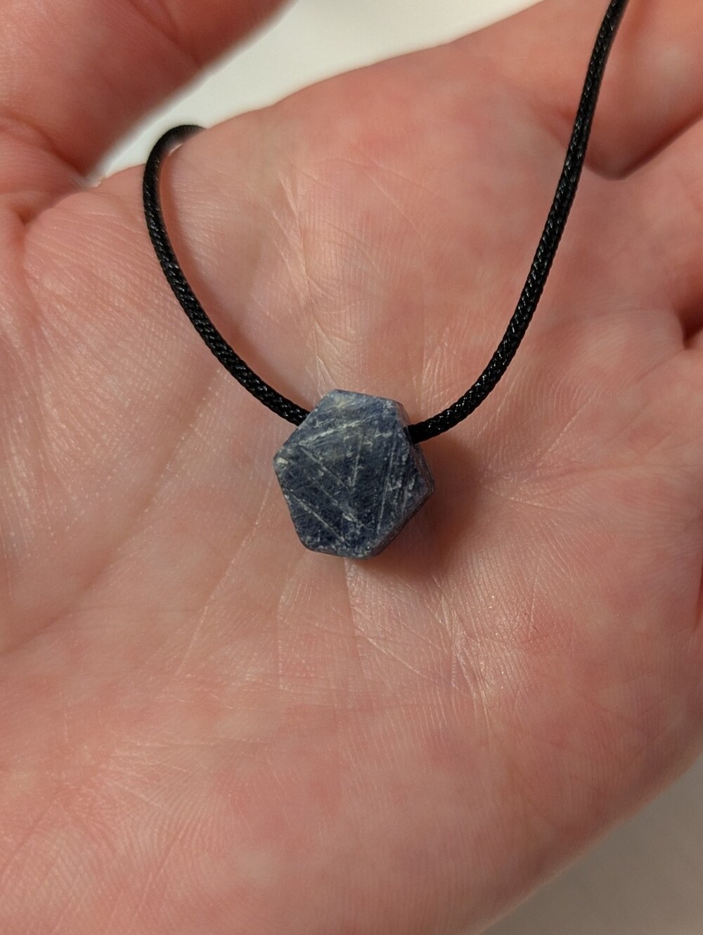 Blue Sapphire Pendant Necklace